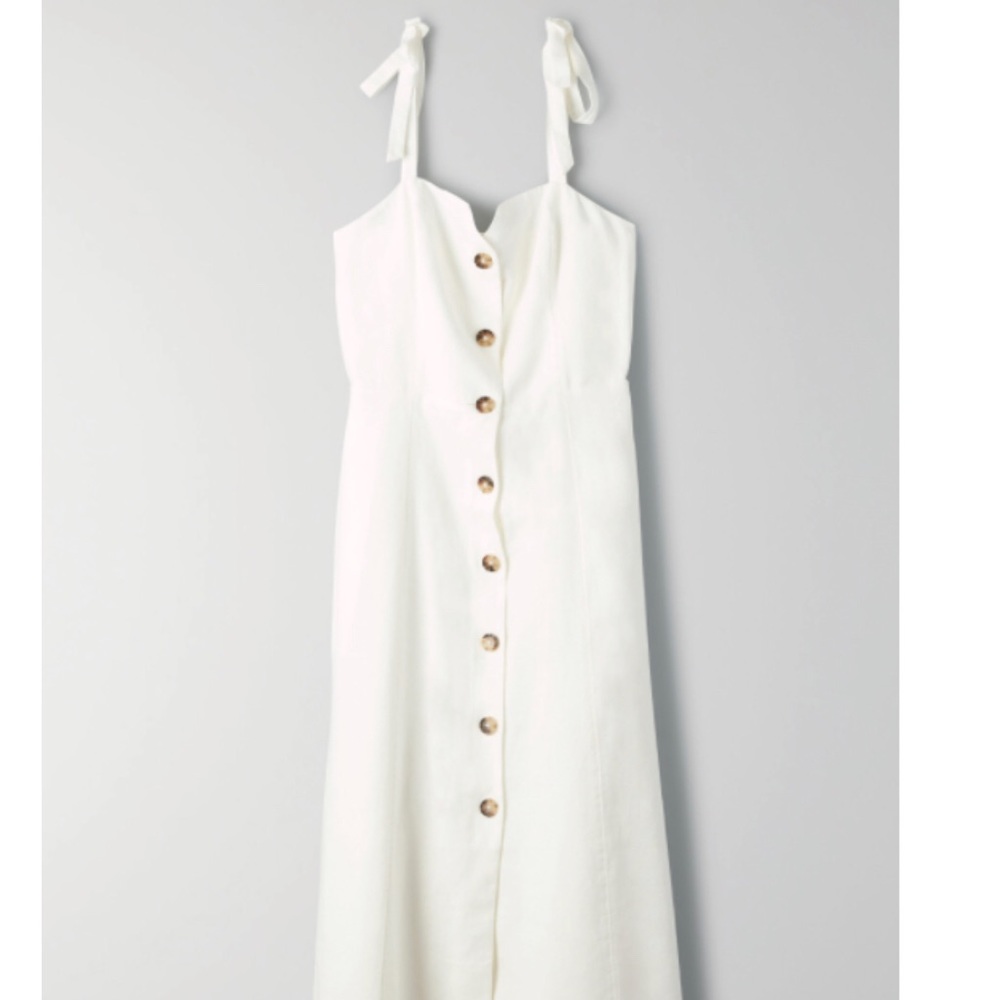 Aritzia Wilfred Rosalie Dress - Cream / Off-White